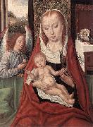 Virgin and Child with an Angel Master of the Saint Ursula Legend